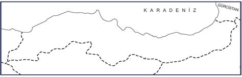 karadeniz bölgesi dilsiz harita